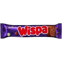 Cadbury Wispa 36g Bąbelkowy batonik z mlecznej czekolady