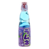Hata Ramune Blueberry Soda 200ml Japoński napój gazowany o smaku jagodowym