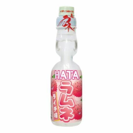 Hata Ramune Lychee 200ml Japoński napój gazowany o smaku liczi
