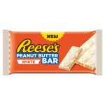 Reese's Peanut Butter Bar White 90g Baton o smaku białej czekolady z nadzieniem z kremu orzechowego