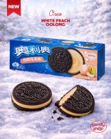 Oreo White Peach Oolong 97g Ciasteczka o smaku brzoskwini i białej herbaty