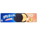Oreo White Peach Oolong 97g Ciasteczka o smaku brzoskwini i białej herbaty