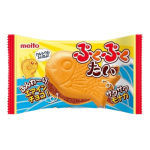 Meito Puku Puku Tai Fish Shaped Air In Chocolate 16,5g Japoński wafelek "Rybka" z puszystym nadzieniem o smaku czekoladowym