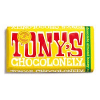 Tony's Chocolonely Milk Nougat 180g Belgijska czekolada mleczna z kawałkami nugatu