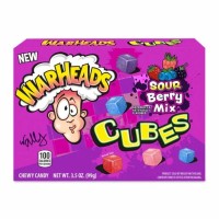 Warheads Sour Berry Mix Cubes 99g Mieszanka kwaśnych żelków o smaku owoców leśnych