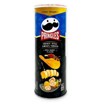 Pringles French Style Chicken Twister 80g Chipsy ziemniaczane o smaku francuskich roladek z kurczaka