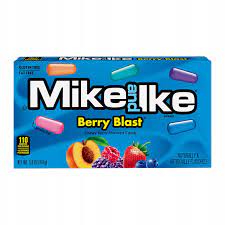 Mike and Ike Berry Blast 120g Cukierki o smaku jagodowym