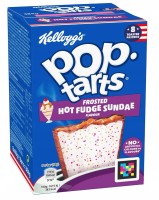 Pop Tarts Hot Fudge Sundae 384g Amerykańskie ciasteczka z nadzieniem o smaku lodów waniliowych, czekoladowej polewy i cukierkowej posypki