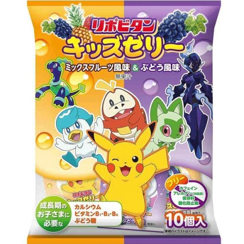 Taisho Lipovitan Jelly Mix Fruit & Grape 160g Galaretki o smaku owocowym i winogronowym
