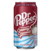 Dr Pepper Creamy Coconut 355ml Napój gazowany o smaku śmietankowo-kokosowym