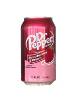 Dr Pepper Strawberries & Cream 355ml Napój gazowany o smaku śmietankowo- truskawkowym