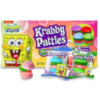 SpongeBob Gummy Krabby Patties Colors Candy 72g Żelki "Kolorowe burgery" o smaku owocowym