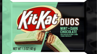 KitKat Duos Mint & Dark Chocolate 42g Wafelek w polewie o smaku miętowo- czekoladowym