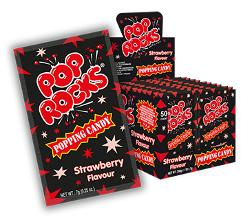 Pop Rocks Strawberry Popping Candy 9,5g Strzelające cukierki o smaku truskawkowym