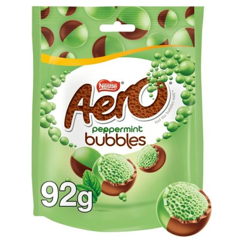 Aero Peppermint Bubbles 92g Napowietrzane kuleczki o smaku czekoladowo- miętowym