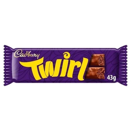 Cadbury Twirl 43g 2 batoniki z mlecznej czekolady