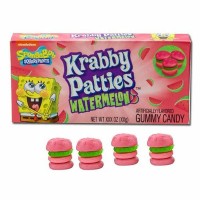 SpongeBob Gummy Krabby Patties Watermelon 72g Żelki "burgery" o smaku arbuzowym