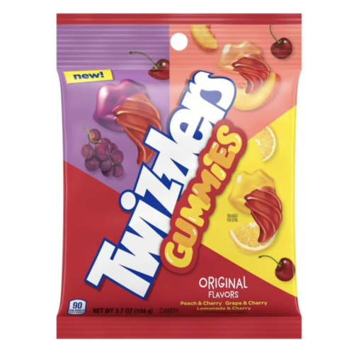 Twizzlers Gummies Original Flavors 198g Żelki o smaku owocowym
