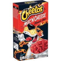 Cheetos Mac'n'Cheese Flamin' Hot Flavor 160g Pikantny amerykański makaron z serem