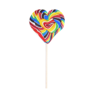 Lizak "Serce" 50g o smaku tutti frutti