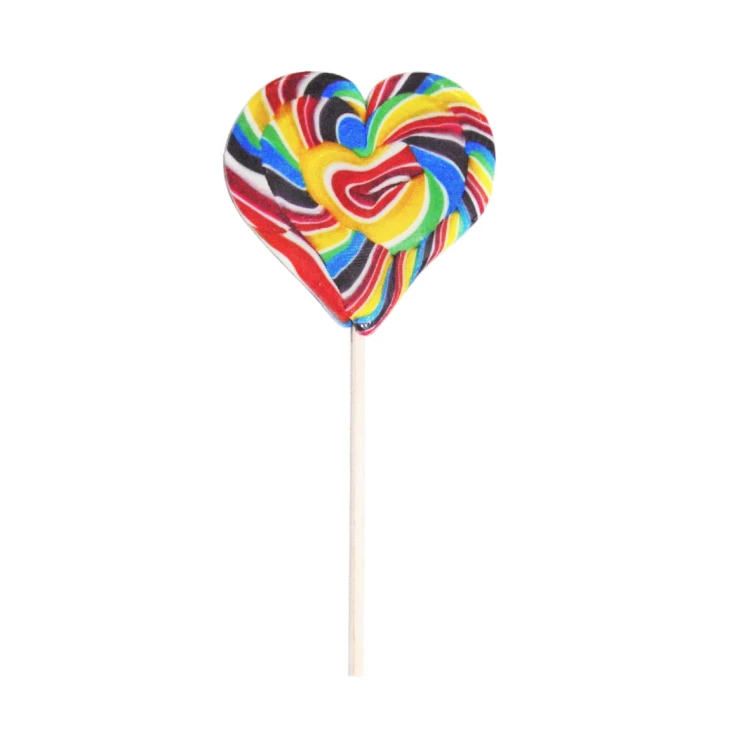 Lizak "Serce" 50g o smaku tutti frutti