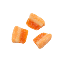 Żelki "Kawałki" w cukrze 1kg o smaku brzoskwiniowym