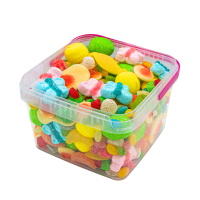 Mix Żelek i Pianek "Wiosenny" w wiaderku 1,5kg o smaku owocowym