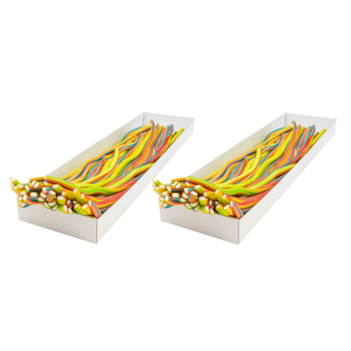 Zestaw 2x Żelki "Mega Kable Mega Żele Multicolor" 3,2kg 40szt. o smaku owocowym