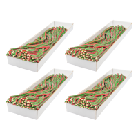 Zestaw 4x Kwaśne Żelki "Mega Kable Mega Żele Duo Kwaśna Truskawka- Arbuz" 3,2kg 40szt. o smaku truskawkowo- arbuzowym