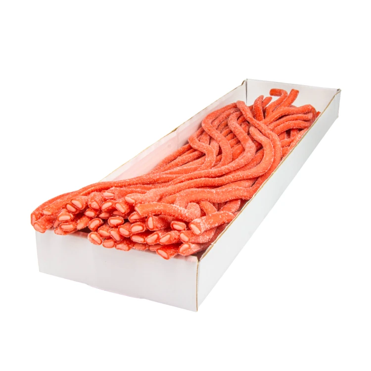 Zestaw 4x Kwaśne Żelki "Mega Kable Mega Żele Kwaśna Guma Balonowa" 3,2kg 40szt. o smaku gumy balonowej