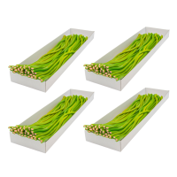 Zestaw 4x Żelki "Mega Kable Mega Żele Arbuz" 3,2kg 40szt. o smaku arbuzowym