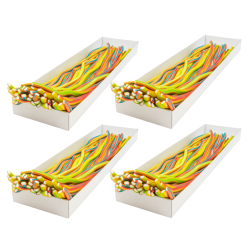 Zestaw 4x Żelki "Mega Kable Mega Żele Multicolor" 3,2kg 40szt. o smaku owocowym