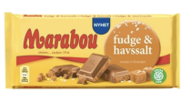 Marabou Fudge & Havssalt 160g Czekolada mleczna z karmelową krówką i solą morską
