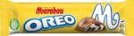 Marabou Oreo 37g Czekolada mleczna z kawałkami ciasteczek kakaowych i kremem o smaku waniliowym