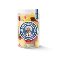 Słoik "Prezent dla Babci" z MIĘKKIMI Żelkami 280g 400ml