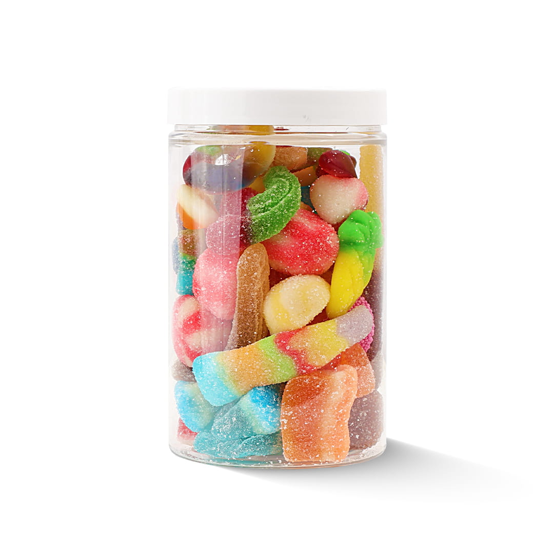 Słoik "Prezent dla Dziadka" z MIĘKKIMI Żelkami 280g 400ml