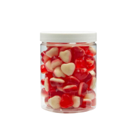Żelki "Mini Serduszka z Pianką" 200g o smaku truskawkowym