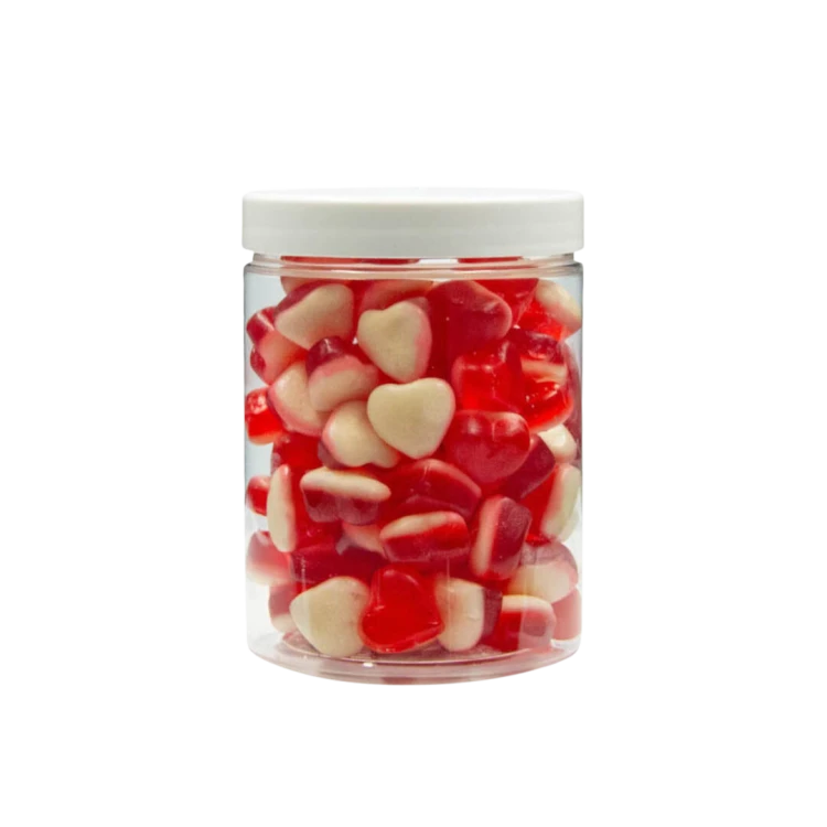 Żelki "Mini Serduszka z Pianką" 200g o smaku truskawkowym