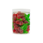 Żelki "Wisienki" w cukrze 200g o smaku wiśniowym