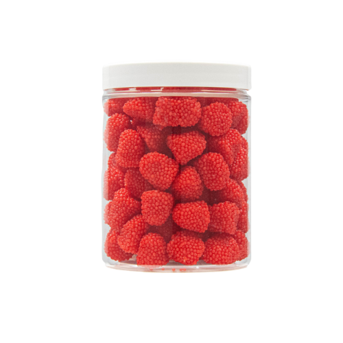 Żelki "Mini Czerwone Malinki Jeżynki" 200g o smaku owocowym
