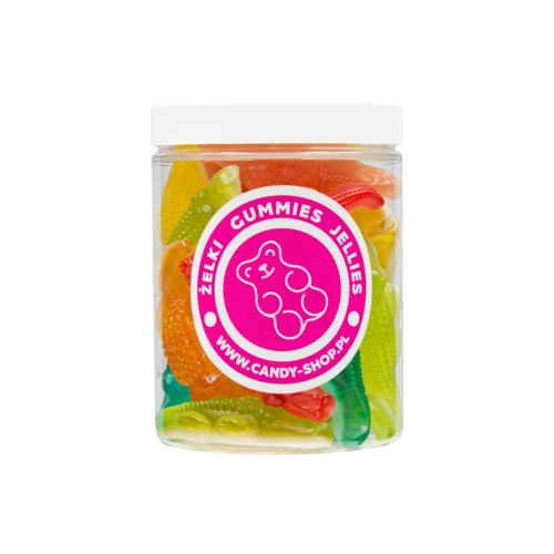 Żelki "Krokodyle" 200g o smaku owocowym