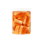 Żelki "Kawałki" w cukrze 200g o smaku brzoskwiniowym