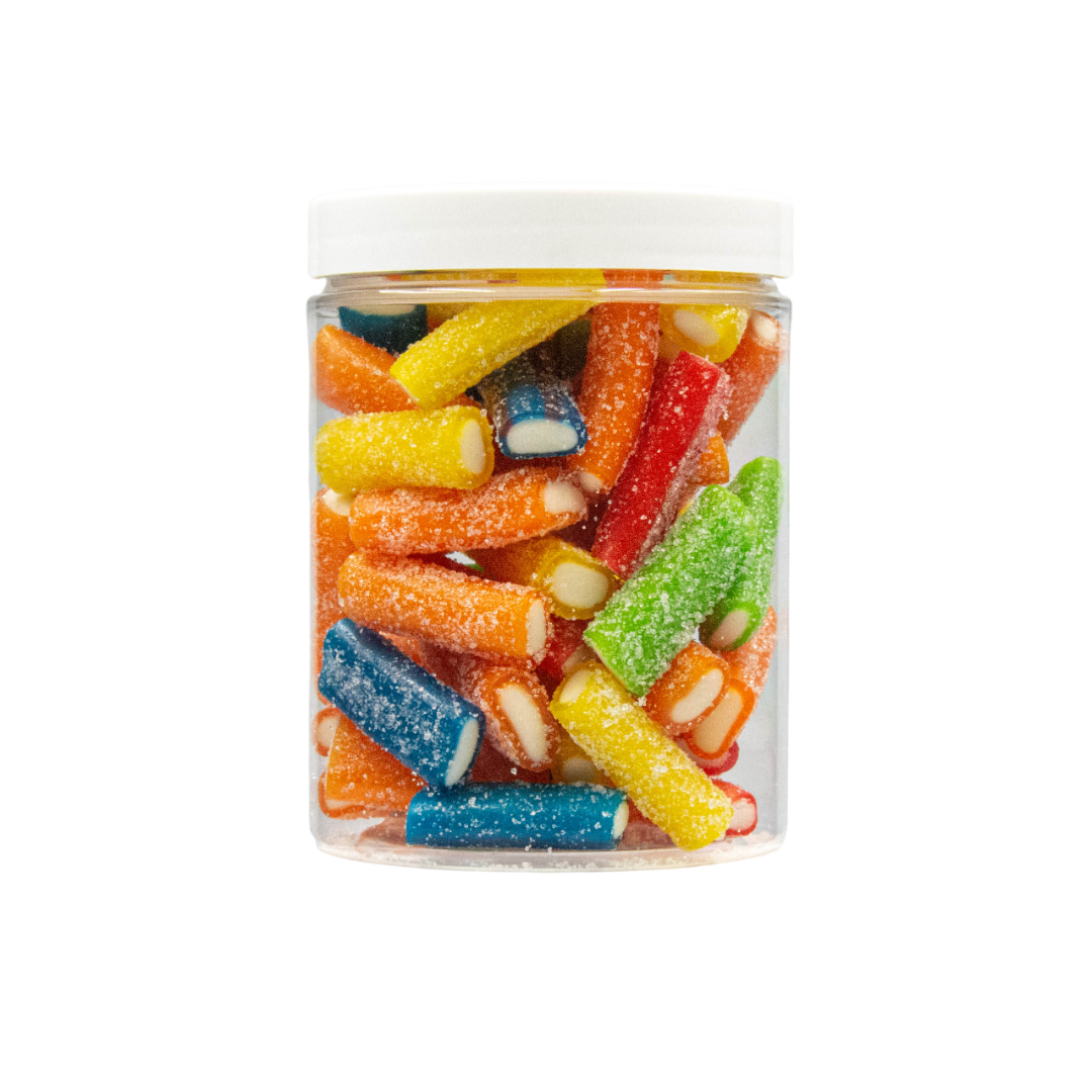 Żelki "Kabelki" w cukrze 200g o smaku owocowym