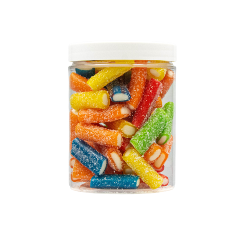 Żelki "Kabelki" w cukrze 200g o smaku owocowym