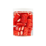 Żelki "Kabelki" w cukrze 200g o smaku truskawkowym