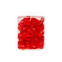 Żelki "Serca" BEZ CUKRU 200g o smaku wiśniowym