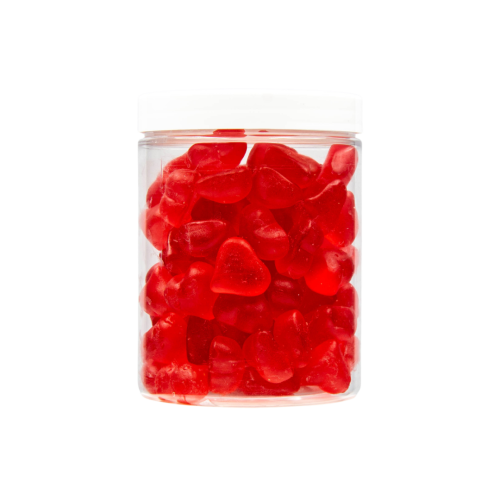 Żelki "Serca" BEZ CUKRU 200g o smaku wiśniowym
