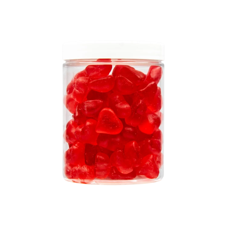 Żelki "Serca" BEZ CUKRU 200g o smaku wiśniowym