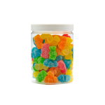 Żelki "Mini Misie" w cukrze 200g o smaku owocowym