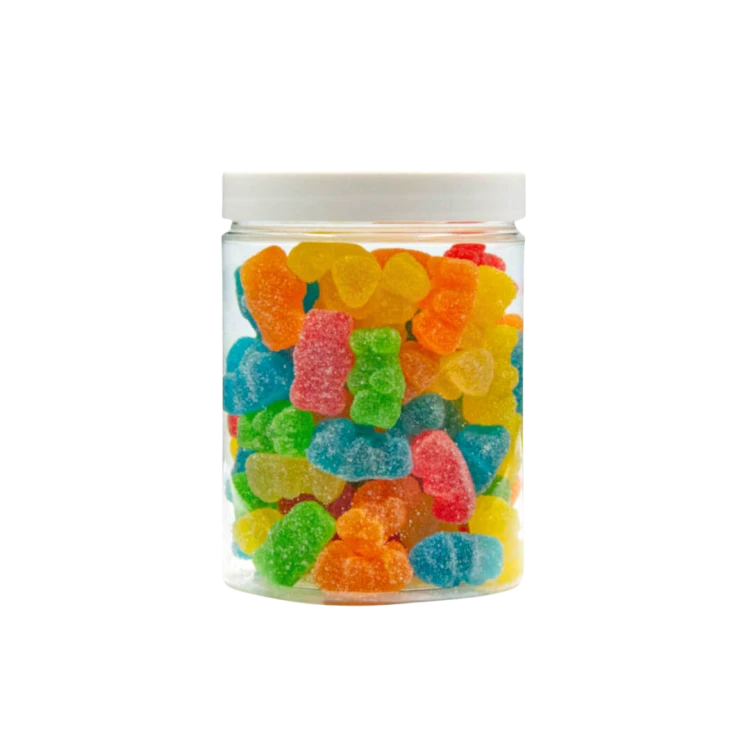 Żelki "Mini Misie" w cukrze 200g o smaku owocowym